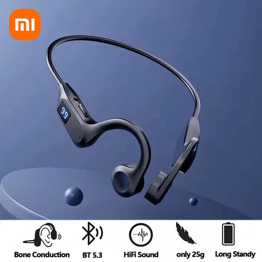 Xiaomi - Confortables, sans fil et étanches - Casque Bluetooth avec micro et mains libres pour la course.